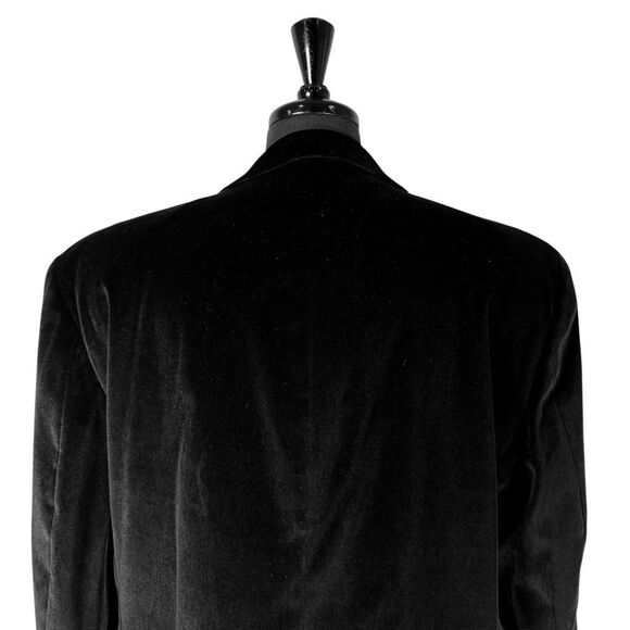 Jos. A. Bank Mens 46R Black Velvet Tuxedo Jacket Peak Lapel Blazer NWT MSRP $595 - Picture 10 of 11